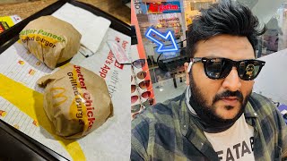 New trip ki shopping start & McDonald’s ka new Butter Chicken Burger 🤤