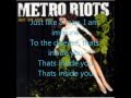 Metro Riots Modern Romance Lyrics 