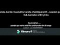 Kanda Kanda Maanath Kanda Song Full Karoake With Lyrics