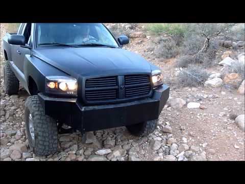 Jack My Ride's Full Suspension Lift on 2005 Dodge Dakota 4x4 (1st test video)