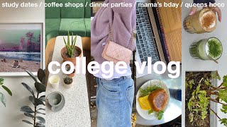 college vlog | chats, midterms, mama's bday & hoco