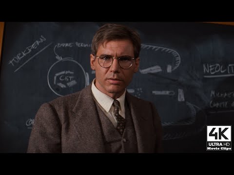 Raiders of the Lost Ark 4K (1981) - Archeology Lesson (02/10) | 4K Clips