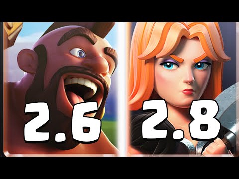 2.6 vs 2.8: Quale DECK e' MEGLIO USARE? Clash Royale