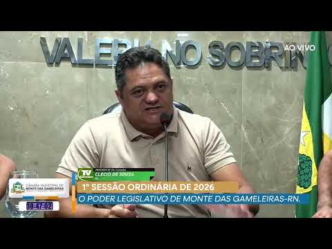 1ª SESSÃO ORDINÁRIA DE 2026.