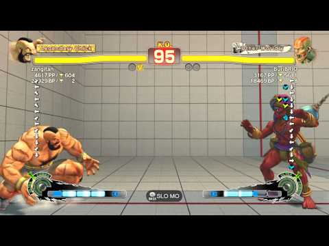 SSF4 AE 2012 Zangief (zangitan) vs Dhalsim (BuriBRIO) Japanese Ranking Match