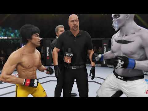 Bruce Lee vs Alien ( EA Sports UFC 3)