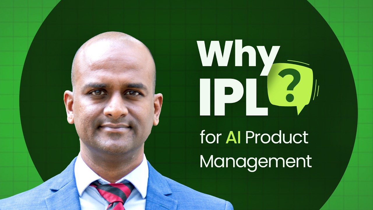 Why IPL for AI Product Management? | Vidya Sagar Panati | Executive MBA in Product Leadership