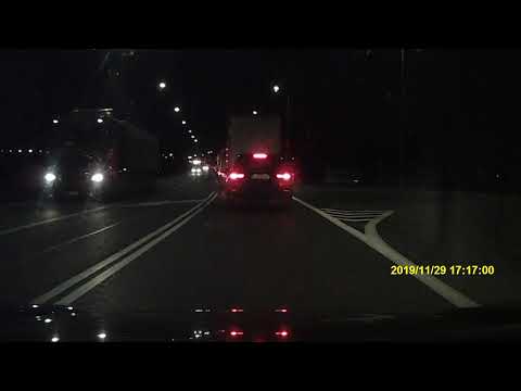 Przejazd od ronda DK12 / S8 Piotrków - Jarosty 29-11-2019