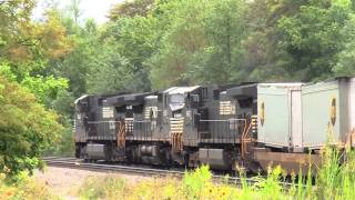 preview picture of video 'Railfanning Tunnelhill, PA: Bennington Curve'