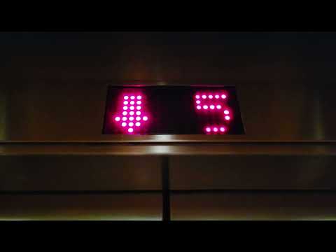 4K! 1967 Westinghouse Traction Left Elevator @ Washington Federal Bank Building, Bellevue WA