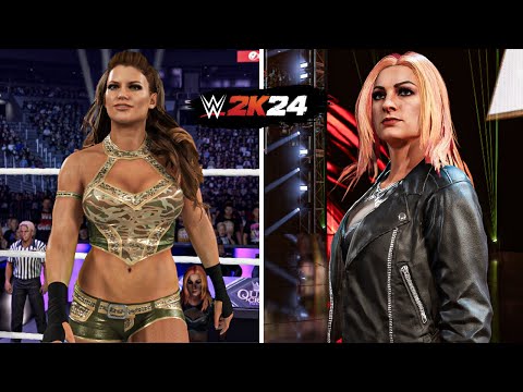 WWE 2K24: Becky Lynch vs Eve Torres | Steel Cage Showdown!