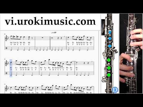 Học Oboe Axel F - Crazy Frog Nốt Nhạc Bài Hát um-i687