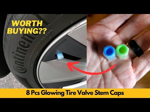 Glowing Tire Caps Review | 8 Pcs Glowing Tire Valve Stem Caps, Worth Buying?
