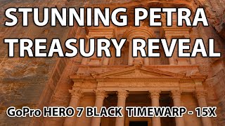 preview picture of video 'Travel to Petra - Siq Hike to the Treasury - GoPro Hero 7 Timewarp is so smooth!'