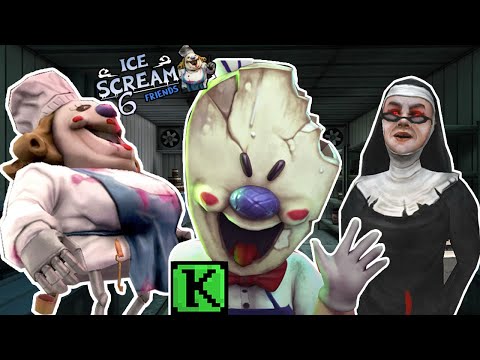 Ice Scream 6 Full Gameplay || Ice Scream 6 Friends Charlie || Ice Scream 6 Secret Ending