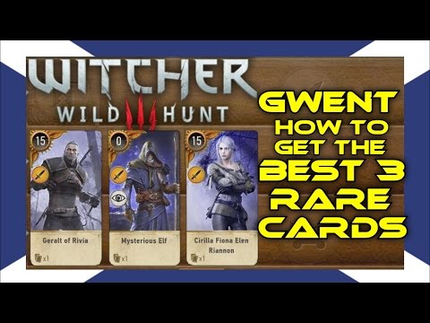 The Witcher 3: BEST 3 Rare Cards (GWENT)