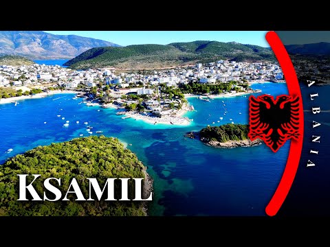 Ksamil, Sarandë – Albania 🇦🇱 | 4K Drone & Walking Tour – Beaches, Islands & Resorts