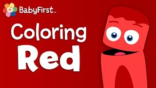 Tomatoes, Apples and Strawberries | Red | Learn the Color Red | Color Crew | BabyFirstTV