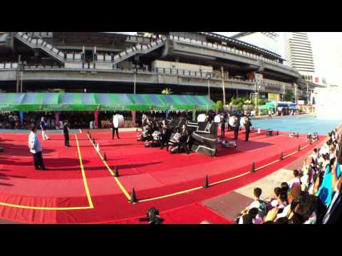 Zoneteen Drumline By Surasakmontree School at TIMBF 2014 Part 1