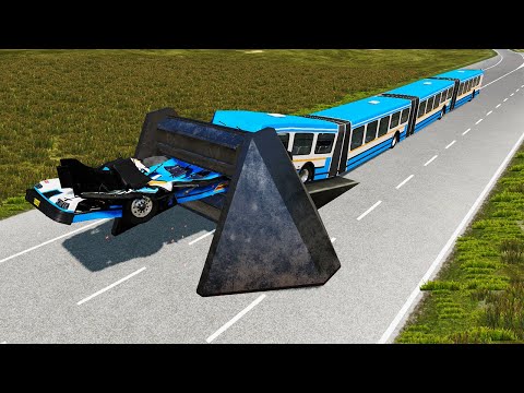 Cars vs Spinning Roller - BeamNG Drive | Car Crash Test