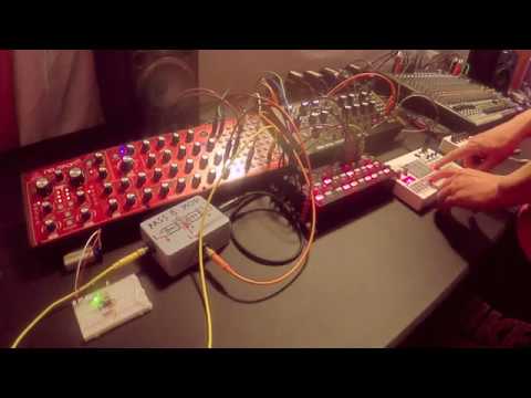 DFAM Neutron Volca Sample - Live Industrial Techno Jam - 2018-12-22