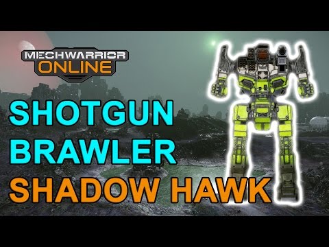 Shotgun Brawler Shadow Hawk - Mechwarrior Online - TTB