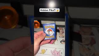 Hidden Pika?! 😱 #pokemon #pokemonchannel #pokemoncards #pokemontcg #pikachu #hiddenpikachu
