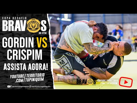 Cesar Gordin vs Crispim - Copa Desafio Bravos JiuJitsu