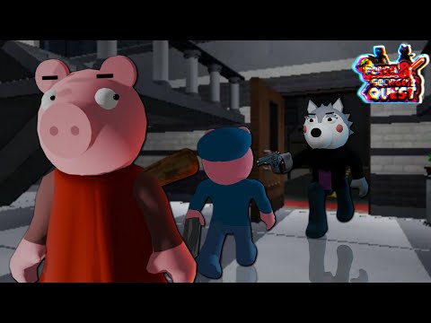 PEPPA AND GEORGE'S QUEST: The Button Funeral | A Roblox Piggy Animation