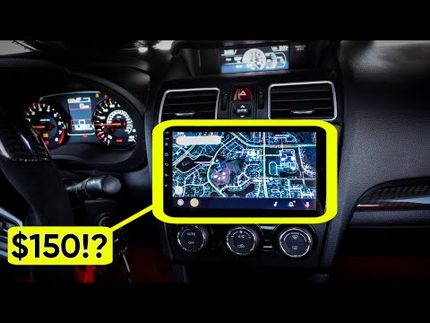 CHEAP Android Head Unit Install & Review In My WRX