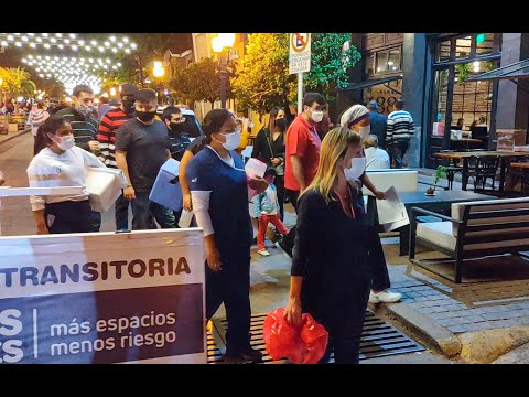 Más de 500 salteños fueron vacunados contra COVID-19 en el Paseo Balcarce