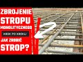 Zbrojenie Stropu Monolitycznego Jak Zrobić Strop Construction Budowa Reinforcement