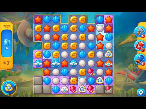 Fishdom 2021 - Level 7123   #playrix #fishdom #gaming