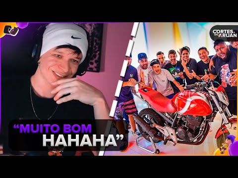 ARUAN REAGE: BINGO COM MEUS AMIGOS VALENDO UMA MOTO (THIAGO REIS) - Cortes do Aruan