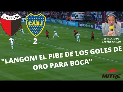 RELATOS - COLÓN 1 - 2 BOCA JUNIORS (GABRIEL ANELLO - RADIO MITRE)