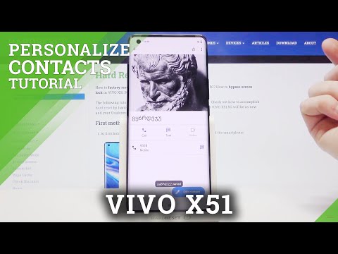 How to Add Photo to Contact in VIVO X51 5G – Personalize Phone Contact