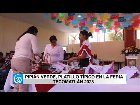 Pipián verde, platillo típico en la #FeriaTecomatlán2023