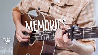 Maroon 5 - Memories (Fingerstyle Guitar Cover) | Tab Tutorial