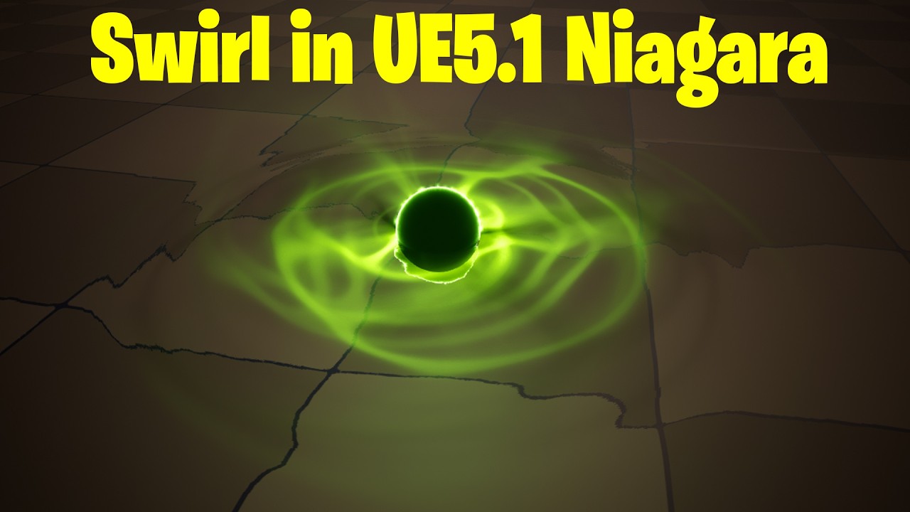 Swirl Effect Tutorial in Unreal Engine 5.1 Niagara - Exclusive Preview