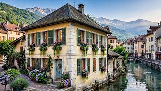 Annecy, France 🇫🇷 - Canals & Old Town - 4K HDR Walking Tour