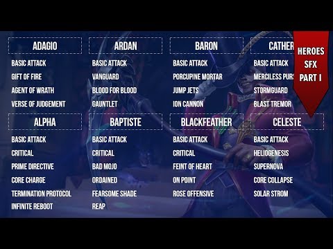 Vainglory Heroes SFX | Part I