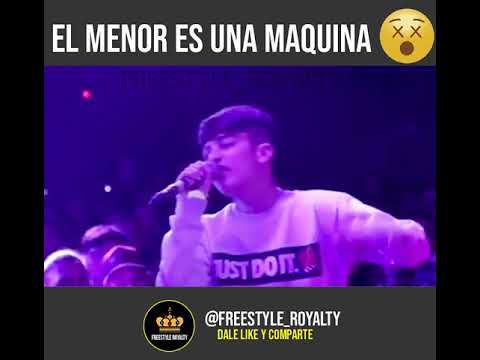 EL MENOR SE TIRA TREMENDO MINUTO #leyendasdelfree #freestyle