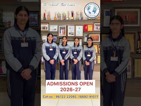 ADMISSIONS OPEN FOR SESSION 2026-27 !!   