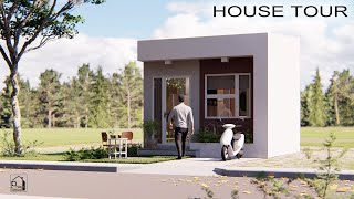 GARNET | Small Modern Minimalist House on a Small Lot 13' x 13'