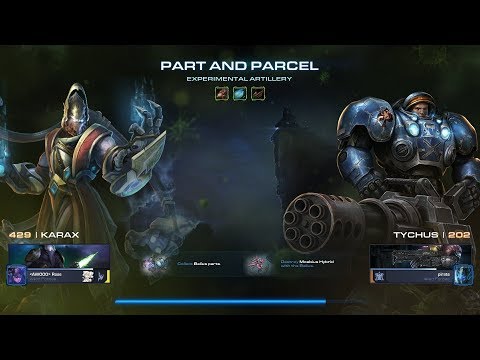StarCraft 2 [PC] - Co-op: Part and Parcel (Experimental Artillery Mutation) [Karax/Tychus]