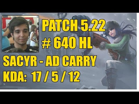 INTZ Red SacyR - ADC: Caitlyn vs Ezreal - BR Challenger 735 PDL #640