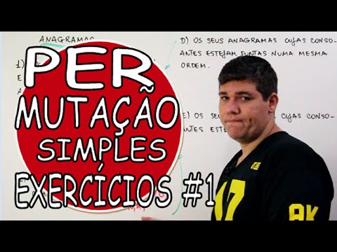 SIMPLE PERMUTATIONS - ANAGRAMS EXERCISES #1