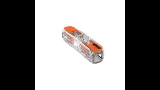 Miniatură video Suport pentru 5 cleme rapide, conexiune  liniara 221-2411