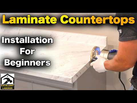 How to Install Laminate Countertops | DIY Installation FOR BEGINNERS!