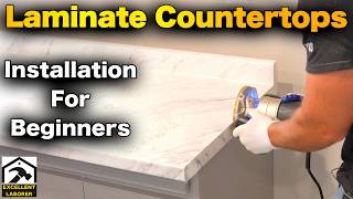 How to Install Laminate Countertops | DIY Installation FOR BEGINNERS!